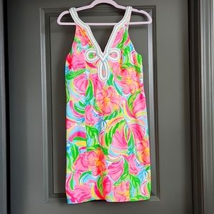 EUC Lilly Pulitzer Tessa dress! Print name, So A Peeling! A lilly shift dress.